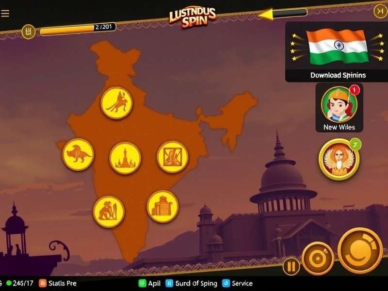 Lustrous Legendary Spin gameplay screenshot showing Indian mythological themes