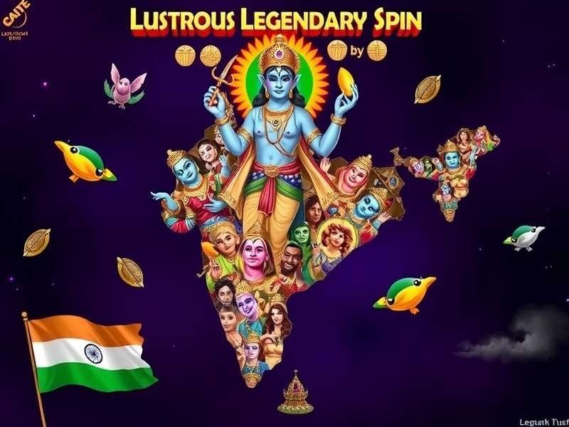 India map showing Lustrous Legendary Spin download distribution